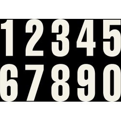 Startnumbers KTM Black