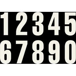 Startnumbers KTM Black