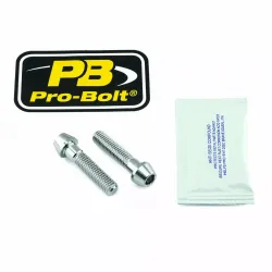 Axle Pinch Bolt Kit Stainless Steel, Front