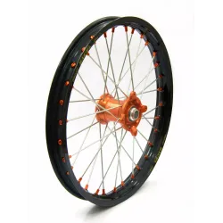 Elite MX-EN Wheel, silver spokes