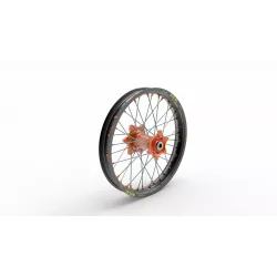 Elite MX-EN Wheel, silver spokes