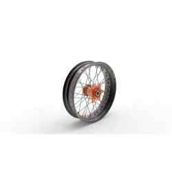 Elite MX-EN Wheel, silver spokes