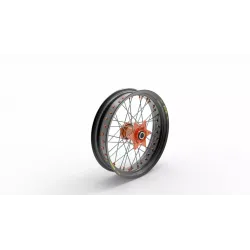 Elite MX-EN Wheel, silver spokes