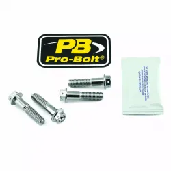 Axle Pinch Bolt Kit Stainless Steel, Front