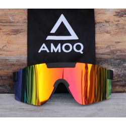Ochelari soare Amoq Comet Black Red Mirror