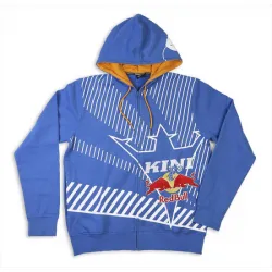 Hanorac Kini Red Bull Pinstripe Zip Hoodie Classic Blue