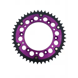 Pinion spate otel aluminiu KTM/Husq 125/530 14-25 Purple XMoto