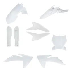 Kit complet plastice KTM SX 50 2024-2026 Acerbis White