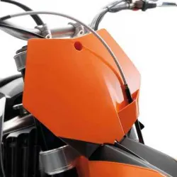 START NUMBER PLATE ORANGE 07