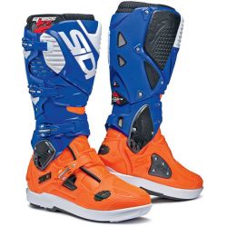 Cizme Sidi Crossfire 3 SRS Orange Fluo Blue