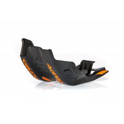 Scut motor KTM 4T EXC-F 450/500 20-23 Acerbis Black Orange