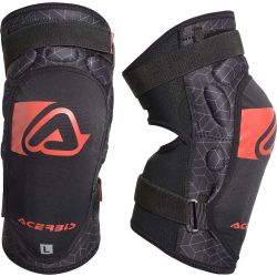 Genunchiere copii Acerbis Soft Black/Red