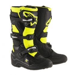 Cizme copii Alpinestars Tech 7S Black Yellow Fluo