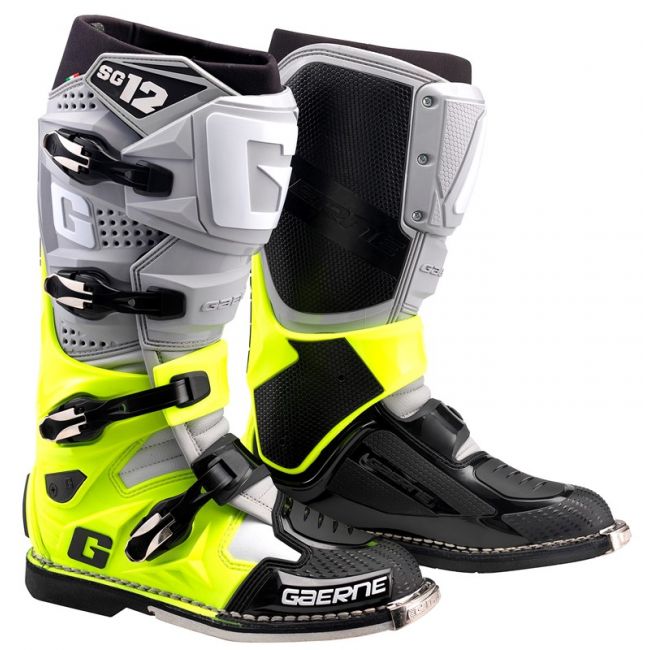 Cizme Gaerne SG12 Grey/Yellow/Black