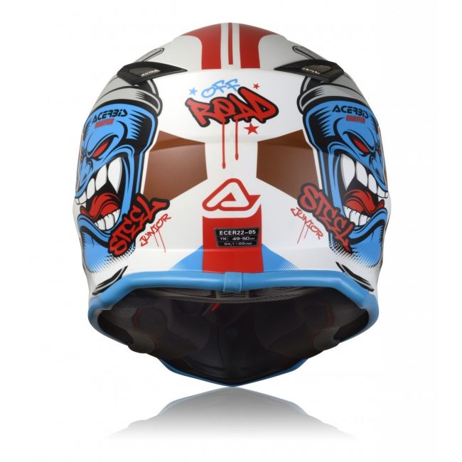 Casca copii Acerbis Steel White Blue
