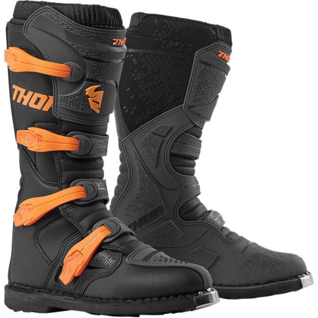 Cizme Thor Blitz XP Charcoal Orange