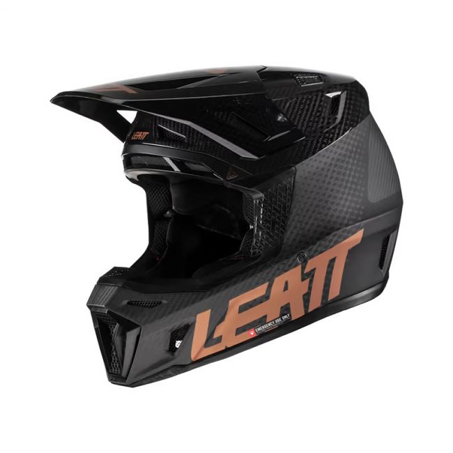 Casca+Ochelari Leatt 9.5 Carbon Black