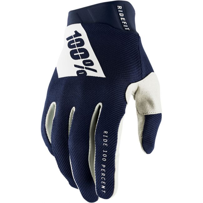 Manusi 100% Ridefit Navy White