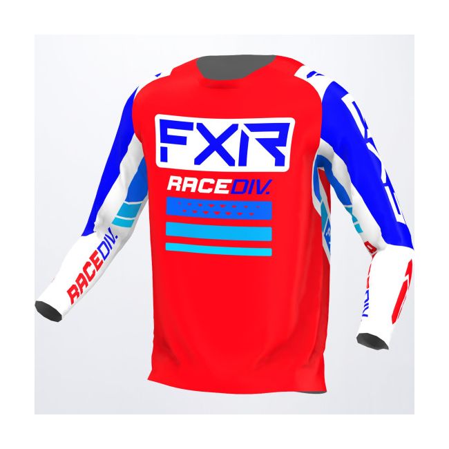 Tricou FXR Clutch Pro Red Royal Blue
