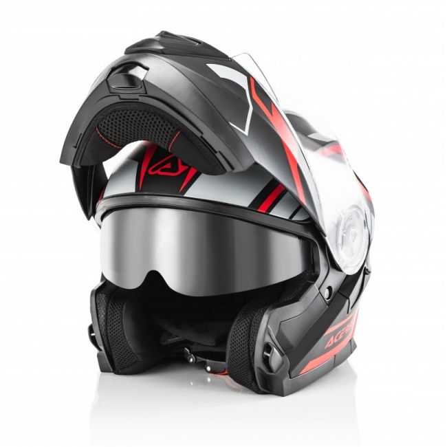 Casca modulara Acerbis Serel Black Red