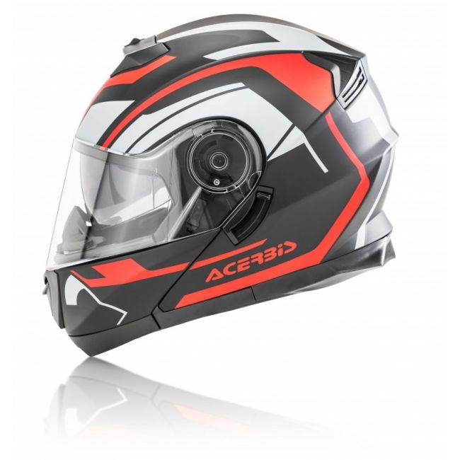 Casca modulara Acerbis Serel Black Red