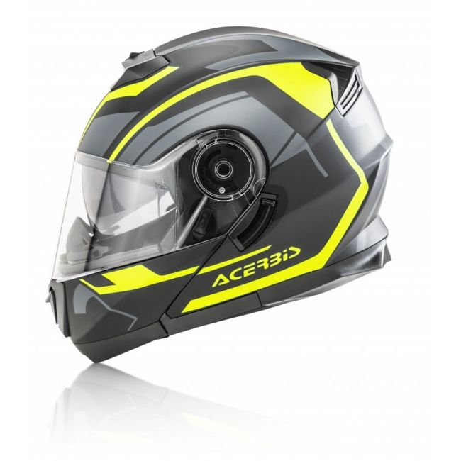 Casca modulara Acerbis Serel Black Yellow