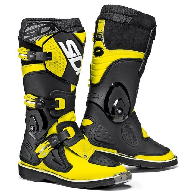 Cizme copii Sidi Flame Yellow Fluo Black