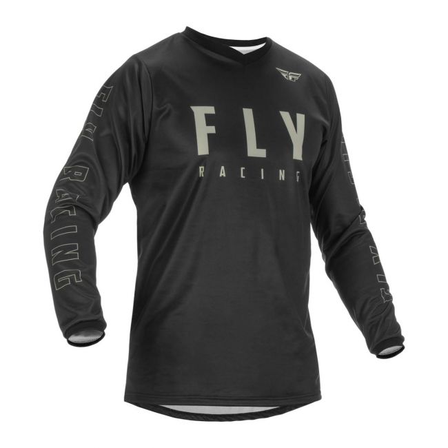 Tricou Fly Racing F-16 Black Grey