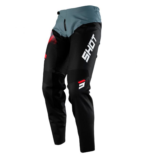 Pantaloni Shot Racing Devo Versus Black Red