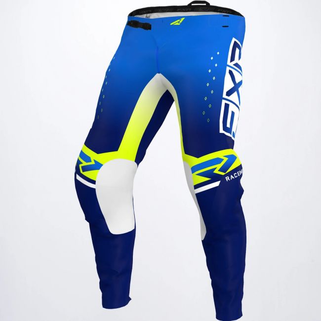 Pantaloni FXR Podium MX Blue Fluo Yellow