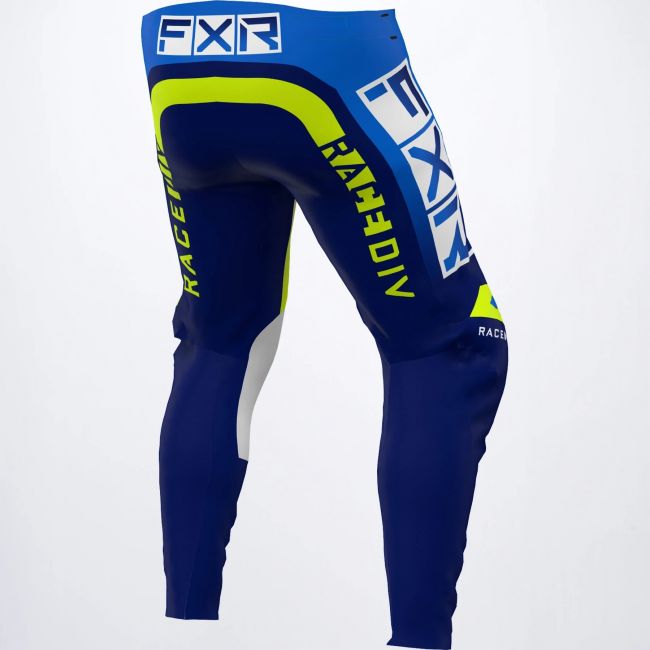 Pantaloni FXR Podium MX Blue Fluo Yellow