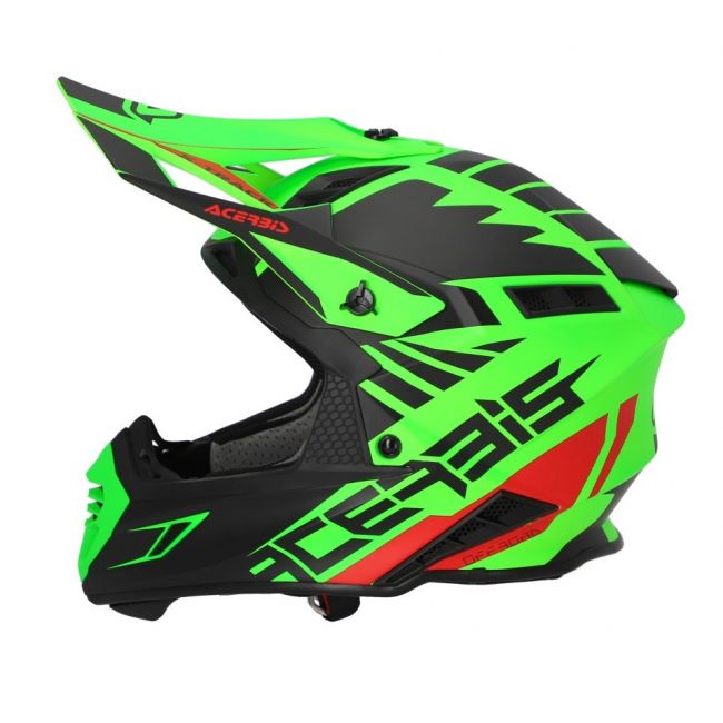 Casca Acerbis X-Track 22.06 Green Black