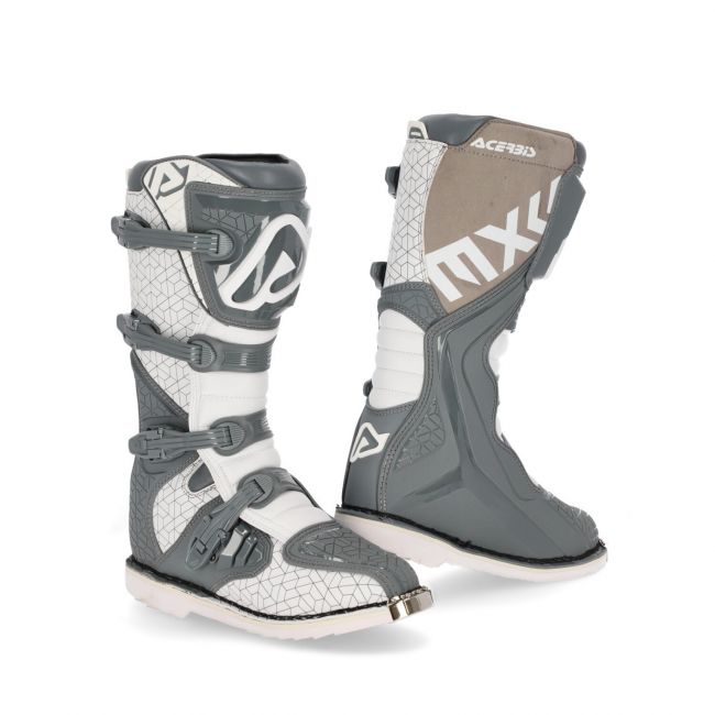 Cizme Acerbis E-Team Grey White