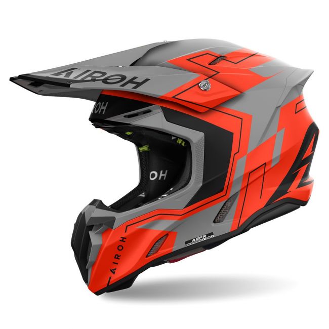 Casca Airoh Twist 3 Dizzy Orange Fluo Matt