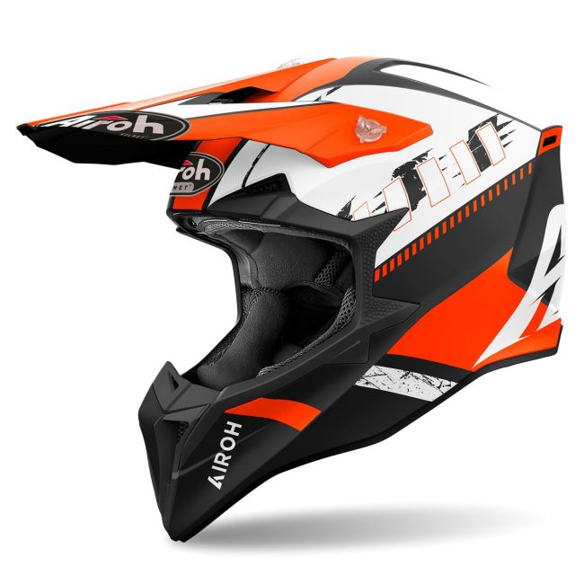 Casca Airoh Wraaap Feel Orange Matt