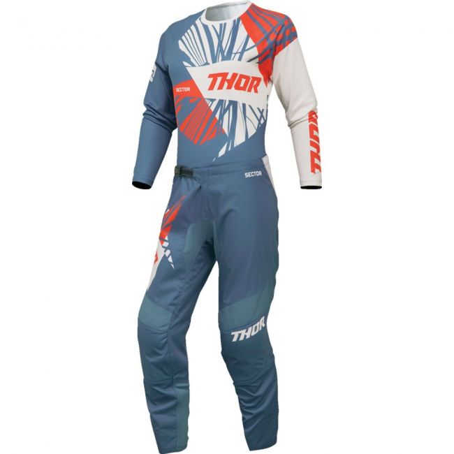 Tricou dama Thor Sector Split Blue White