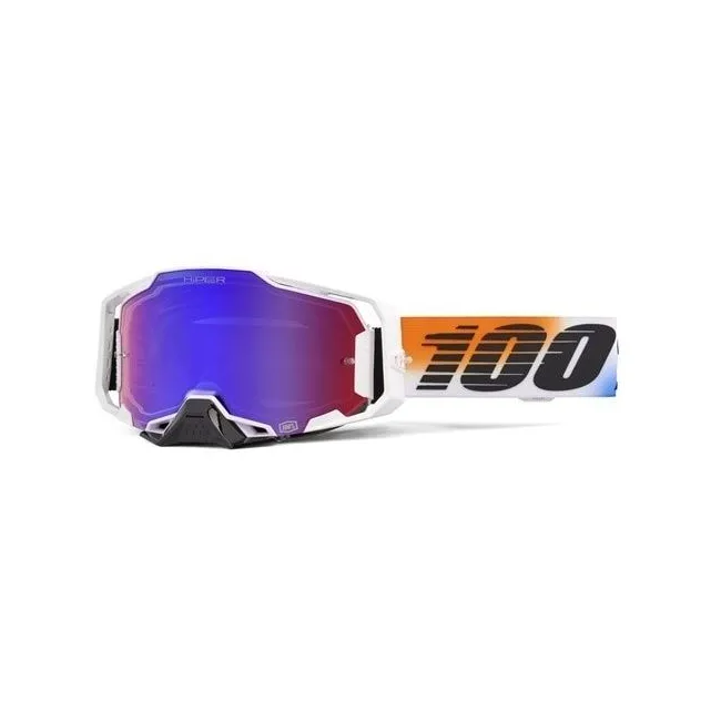 Ochelari 100% Armega Hiper United Red Blue Mirror