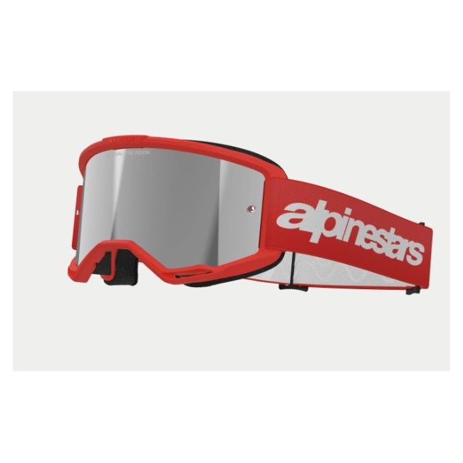 Ochelari Alpinestars Vision 3 Wordmark Red Mirror Silver
