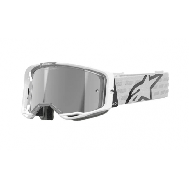 Ochelari Alpinestars Vision 8 Corp White Mirror Silver