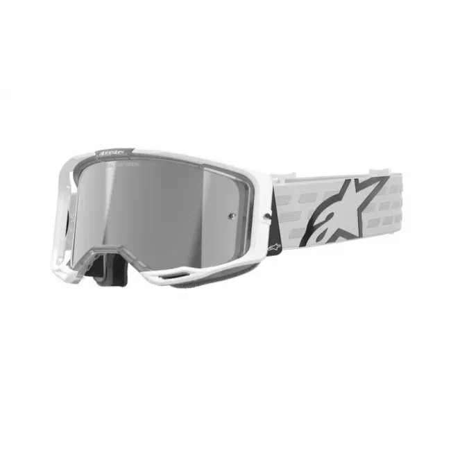 Ochelari Alpinestars Vision 8 Corp White Mirror Silver
