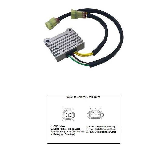 Regulator tensiune KTM/Husq 125/500 17-23 DZE 7961103000