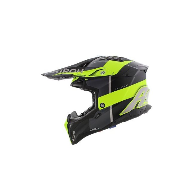 Casca Airoh Aviator 3 Monarch Yellow Matt