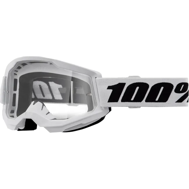 Ochelari copii 100% Strata 2 White Clear