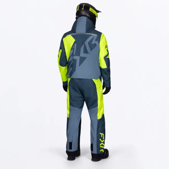 Combinezon snowmobil FXR Cold Cross CX FAST Insulated Lt Steel HiVis