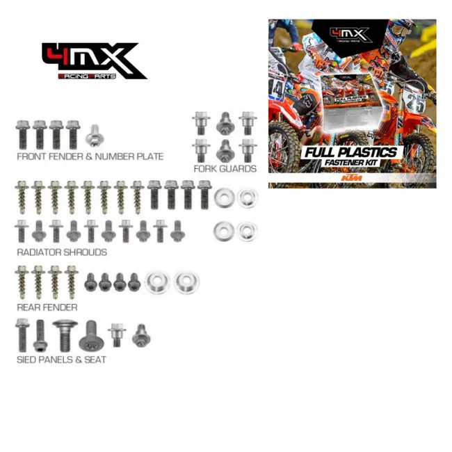 Kit Suruburi Plastice KTM 125/500 17-23 4MX