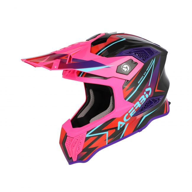 Casca Acerbis Airstrike-X Black Pink
