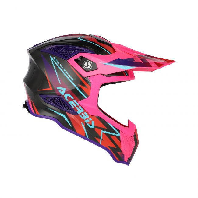 Casca Acerbis Airstrike-X Black Pink