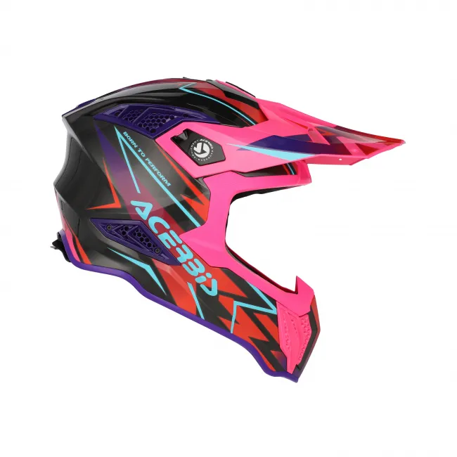 Casca Acerbis Airstrike-X Black Pink