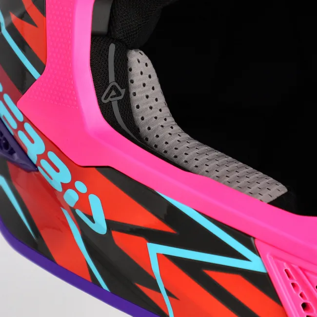 Casca Acerbis Airstrike-X Black Pink