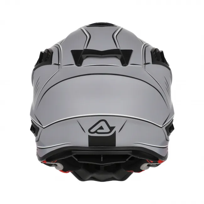 Casca Acerbis Airstrike-X Grey Red
